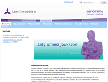 Tablet Screenshot of lapininsinoorit.fi